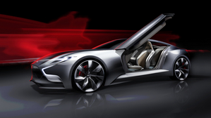 The front seems inspired by a combination of the LFA and Aston Martin
