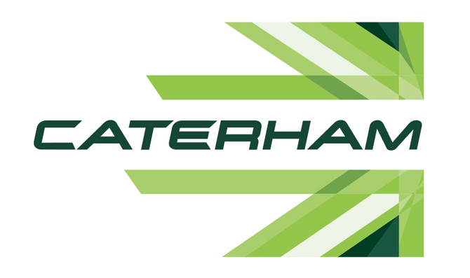 The new Caterham logo uses shades of green to illustrate the brand's future The new Caterham logo uses shades of green to illustrate the brand's future