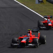 A equipa da Marussia ainda não pontuou