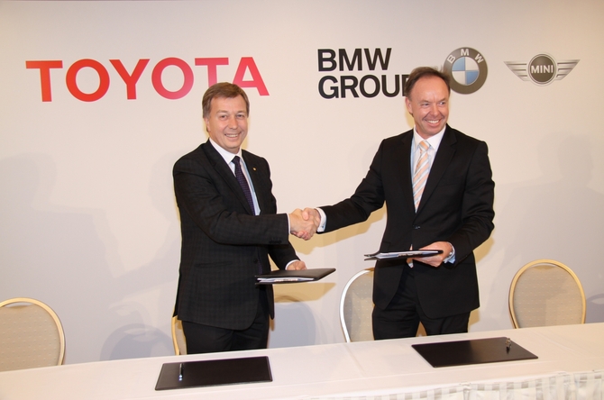 BMW and Toyota join efforts in environment-friendly technologies BMW and Toyota join efforts in environment-friendly technologies