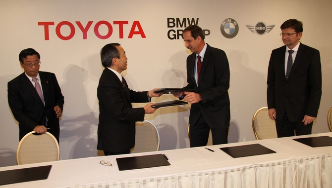 BMW and Toyota join efforts in environment-friendly technologies BMW and Toyota join efforts in environment-friendly technologies