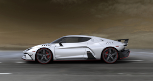 The supercar is powered by the same 5.2 V10 engine featured on the audi R8