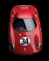 The cars used a fiberglass body over a space frame chassis