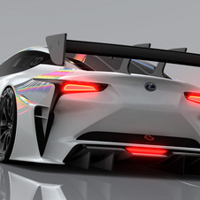 O protótipo da Lexus é baseado no coupé LF-FC com uma abordagem da própria marca à competição automóvel