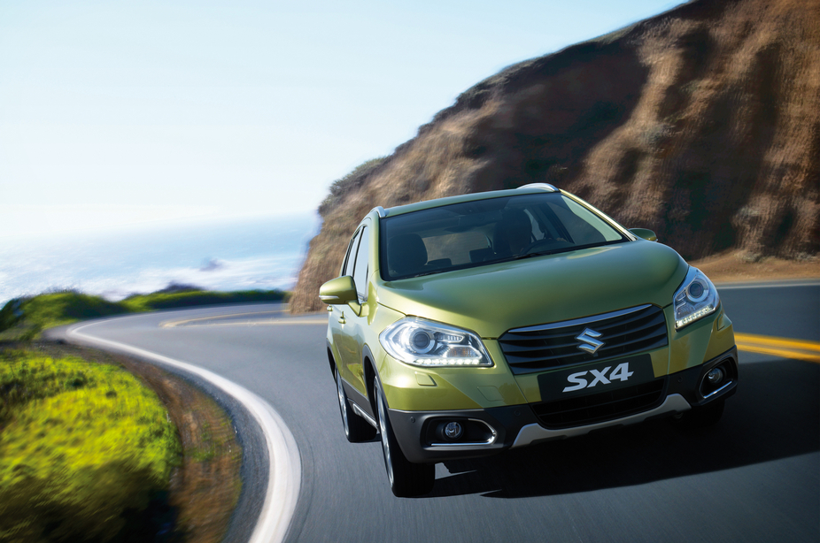 The new SX4 is available with either a diesel or petrol engine