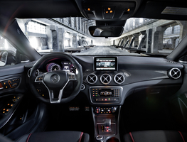 The interior is made from fake leather and fake suede 