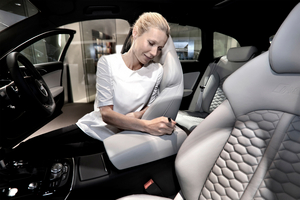 Paltrow is a major supporter of the charity and put her autograph on the car