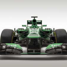 The car will get a new front and rear wing later in the season