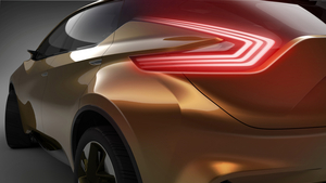 The taillights would probably have to be moved farther back to work on a production car