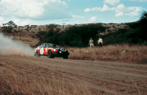 The car uses a tuned version of Nissan's L24 inline six that adds about 60hp