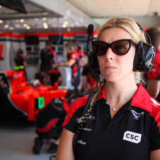 De Villota was still on her installation lap when the crash happened