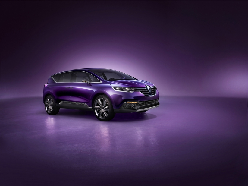 The car echoes the look of the next generation Espace