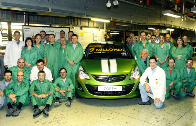 GM's Spainish Plant Produces 9 Millionth Corsa GM's Spainish Plant Produces 9 Millionth Corsa