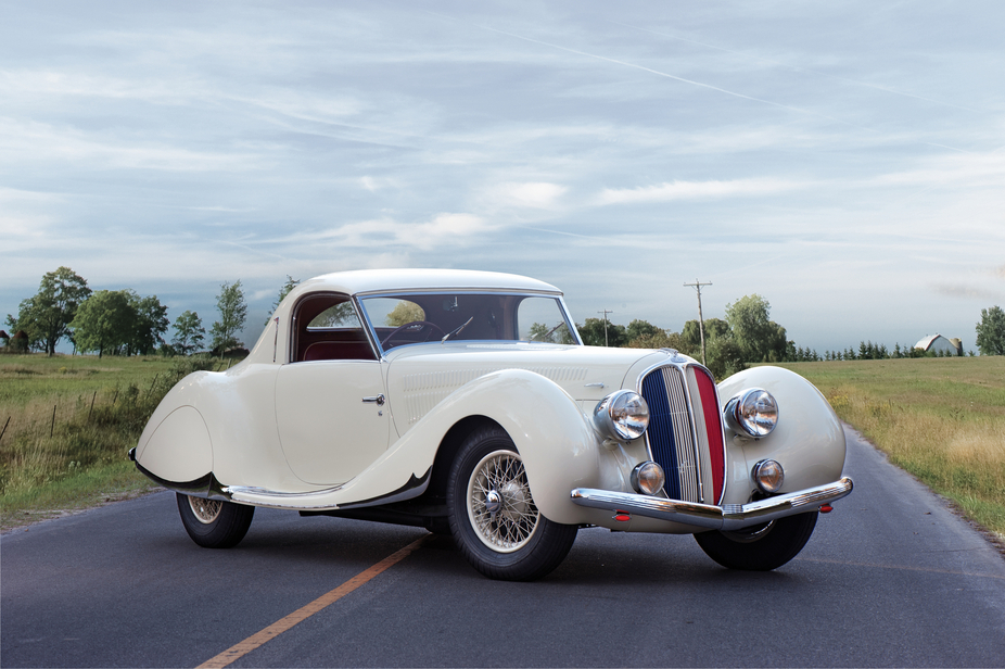 The Delahaye was on display at the 1938 Paris Auto Salon