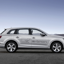 The hybrid combines a petrol engine and an electric motor and has a combined output of 367hp and 700Nm of torque