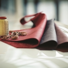 Here is a view of the three colors available on the car and gold thread