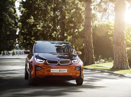 BMW says that the range is 100 miles or 160km