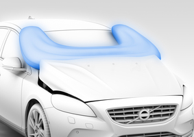 For now the V40 is the only Volvo model with the pedestrian airbag