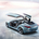 It has gull-wing doors that open to expose all four seats