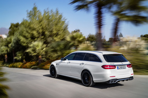 E63 AMG 4Matic+ Estate has a 571hp output and the E63 AMG S 4Matic+ Estate 612hp
